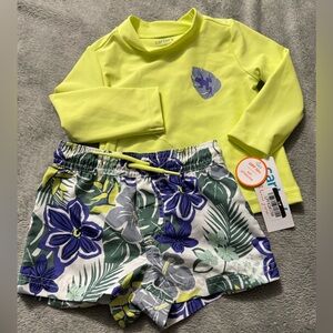 Infant Baby Rashguard & Swim Trunks - Carter’s